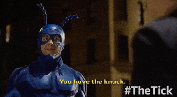 peter serafinowicz encouragement GIF by The Tick