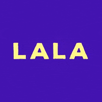 la la land typography GIF by Feibi McIntosh