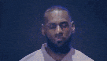 feeling it lebron james GIF by NBA