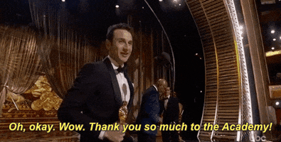 oscars 2017 oh ok wow thank you so much to the academy GIF by The Academy Awards