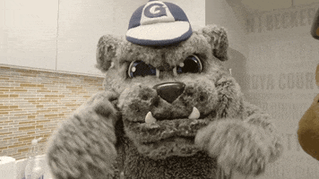 georgetown university big east mascots GIF by BIG EAST Conference