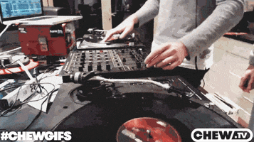 sybilgillespie dj vinyl djs chew GIF