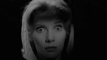 griftoo movie vintage black and white scared GIF