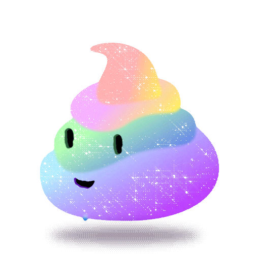 talika ice cream poo caca crote crote Sticker