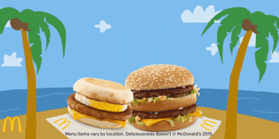 big mac beach GIF by McDonald’s All Day Breakfast