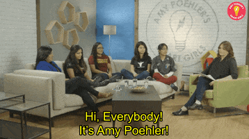 happy amy poehler GIF by Amy Poehler's Smart Girls