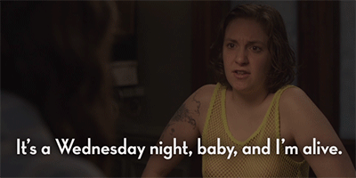 Lena Dunham Wednesday GIF by Girls on HBO - Find & Share on GIPHY
