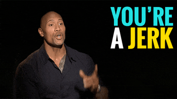 The Rock Insult GIF by Jerology