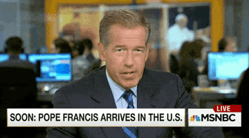 brian williams pope GIF by Mashable