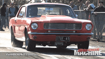 Turbo Mustang, 65 Mustang, Mustang, Ford, Muscle Cars, Street Machine, Burnout GIF by Street Machine Magazine