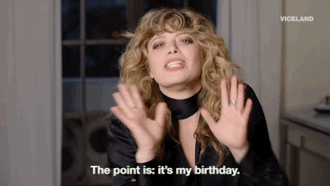 the point is its my birthday GIF by Party Legends