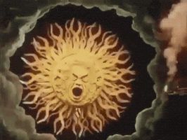 furyofthedemon film retro vintage sun GIF