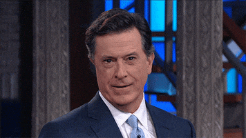 Stephen Colbert Eyebrows GIF by The Late Show With Stephen Colbert