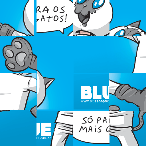 blueeosgatos game blue cats puzzle GIF