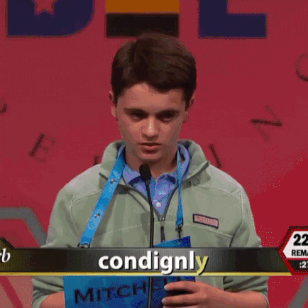spelling bee dab GIF
