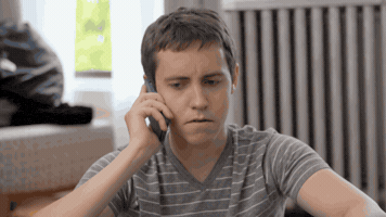 goodworker sad phone disappointed call GIF