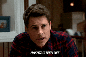 rob lowe teens GIF by The Grinder