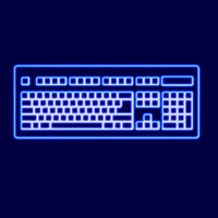 Neon Keyboard GIF by lostboy.exe