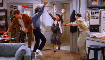 nickward celebrate seinfeld GIF