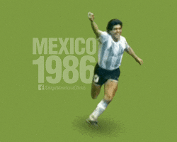 diegomaradonaoficial goal mexico argentina world cup GIF