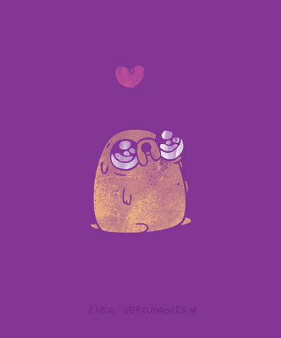 adventure time love GIF by Lisa Vertudaches