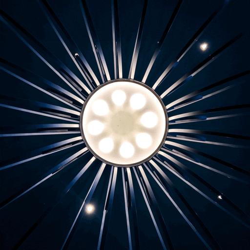 scifi chandelier GIF by thefutureiswow