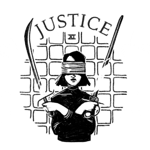 justice tarot GIF by Stephanie Davidson