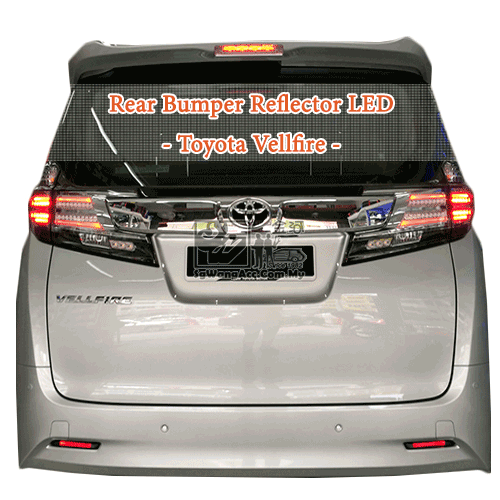 sgwangacc sgwangacc. sungaiwangautoaccessories toyotavellfire ledbumperreflector GIF