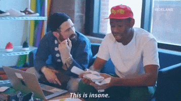 this is insane tyler the creator GIF by Nuts + Bolts