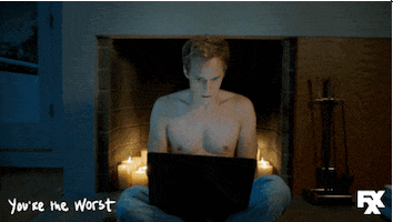 chris geere yes GIF by You're The Worst 