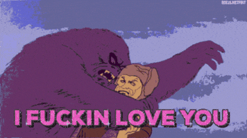 I Fucking Love You GIF by Chuber Channel