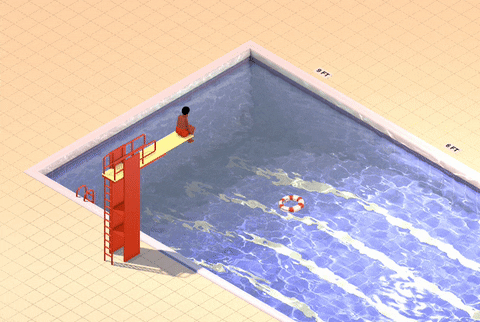 Galerie de GIFs | La piscine en textes, en sons, et en images