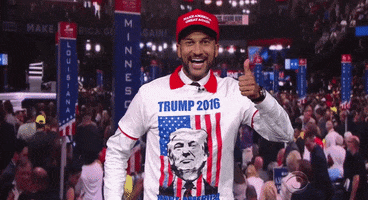 Happy Donald Trump GIF by The Late Show With Stephen Colbert