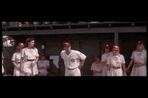 Are You Crying A League Of Their Own GIF by Top 100 Movie Quotes of All Time