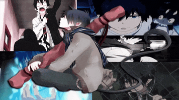 izayoi rin okumura ao_no_exorcit GIF