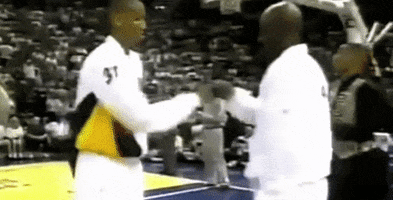 indiana pacers handshake GIF by NBA