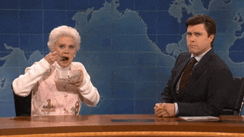 kate mckinnon eating GIF by Saturday Night Live
