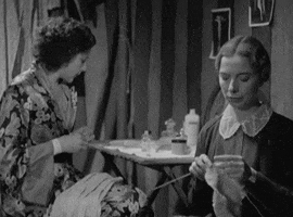 classic film knitting GIF by Warner Archive classic film knitting GIF by Warner Archive