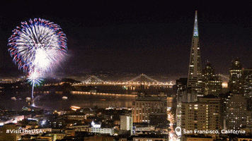 Independence Day Fireworks GIF by  Visit The USA DE