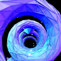 blue tunnel GIF by Shurly
