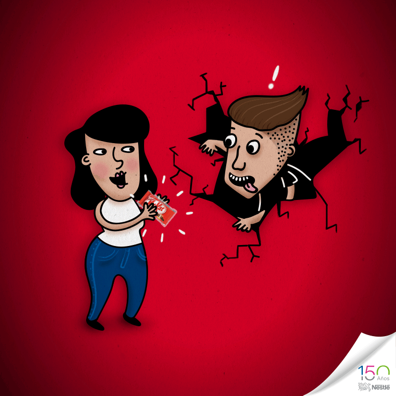 Breaking Chocolate Bar GIF by KitKat® Colombia Find & Share on GIPHY