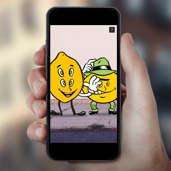 phone lemon GIF by Brisk