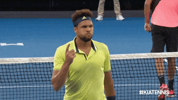 jo wilfried tsonga ao18 GIF by Australian Open