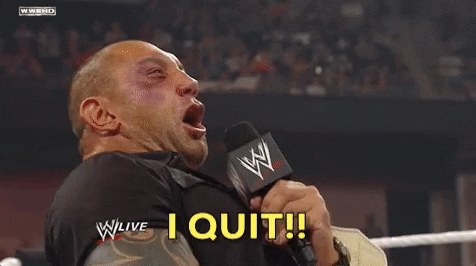 I Quit Dave Bautista GIF by WWE - Find & Share on GIPHY