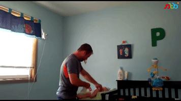 Nausea Father Change Diaper GIF