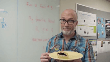 pie professor GIF by Linfield College
