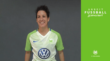 claudia neto laugh GIF by VfL Wolfsburg