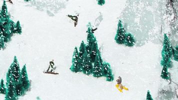 snowboarding snow day GIF by Alaska Airlines