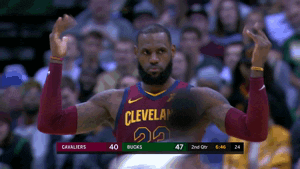 cleveland cavaliers fire GIF by NBA