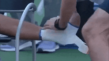 us open tennis ankle wrap GIF by US Open
